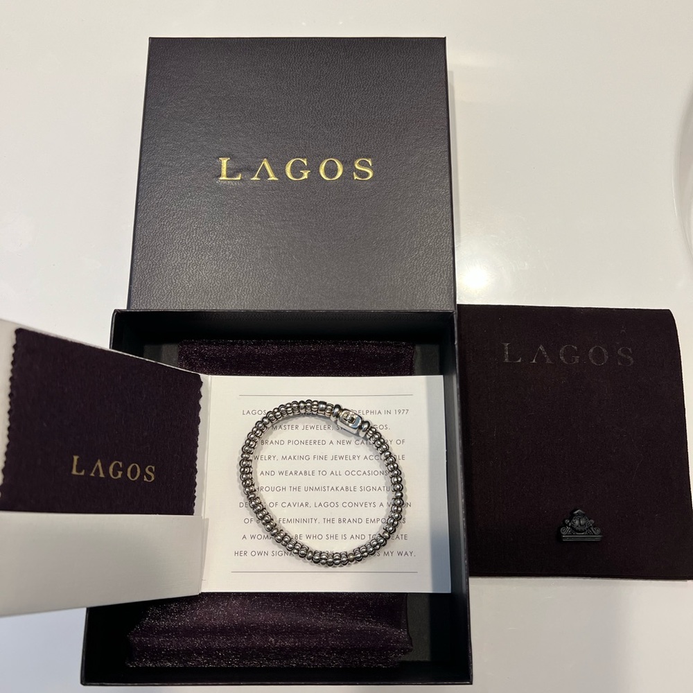 Brand new never worn Lagos bracelet